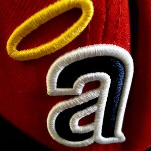 7 1/2 CALIFORNIA ANGELS BASEBALL CAP Cooperstown Collection New Era Wool CA HALO